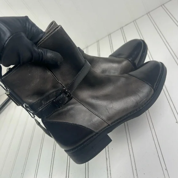 Stelle Monelle Black Leather Ankle Boots with Buckle Women’s Size EU 36 - Picture 11 of 12